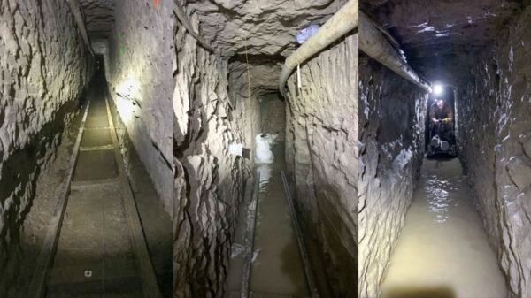 Amerikanen vinden langste smokkeltunnel ooit op de grens van Mexico en de VS