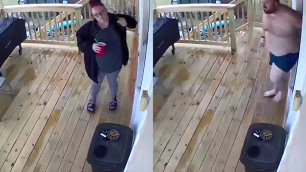 Amerikaans stelletje heeft de nodige problemen met hun gladde veranda