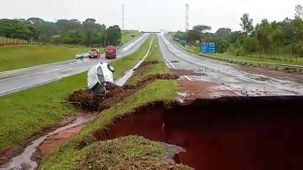 "Pas op, slecht wegdek" is hier een behoorlijk understatement