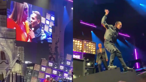 Rapper Slowthai intimideert presentatrice NME Awards en valt daarna zijn eigen publiek aan