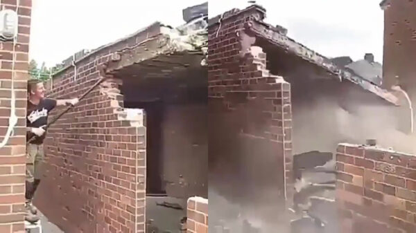 Falende klusser sloopt schuurtje sneller dan gepland