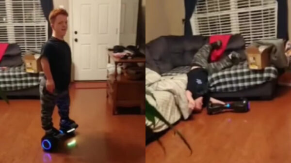 Hoverboards en drempels zijn geen goede combinatie