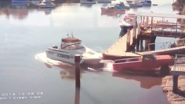 Protip voor als je je boot te water laat: zorg dat je remmen in orde zijn