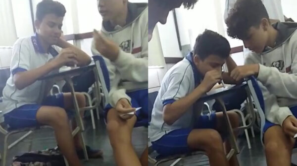 Het ontbijt der kampioenen nuttig je tegenwoordig gewoon in de klas