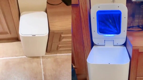 Voor op je verlanglijstje: een zelfreinigende prullenbak uit de toekomst