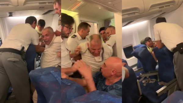 Gezin hardhandig uit Roemeens vliegtuig getrokken omdat ze de taal niet spraken