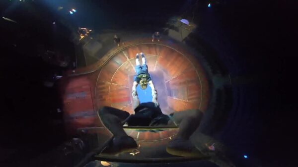 POV van trapezetraining zorgt voor klamme zweethandjes