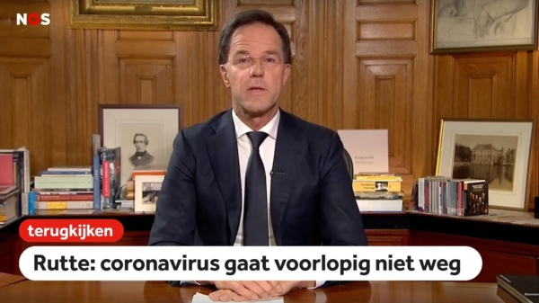 LIVE: Mark Rutte over de verspreiding van het coronavirus in Nederland