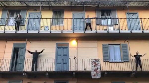 Ondanks een complete lockdown blijven ze in Italië wel in beweging