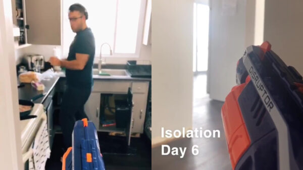 Met een Nerf-gun kun je je tijdens de isolatie prima vermaken