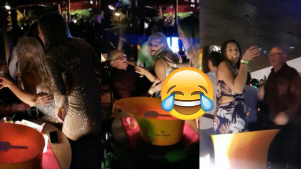 Opa doet niet aan quarantaines en vermaakt zich prima in de club