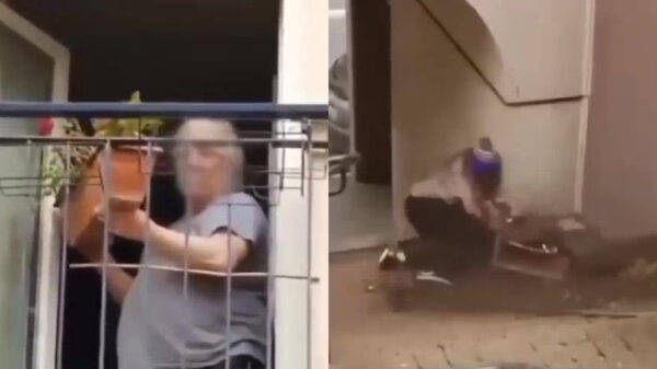 Opa heeft gewoon een gruwelijke hekel aan skaters