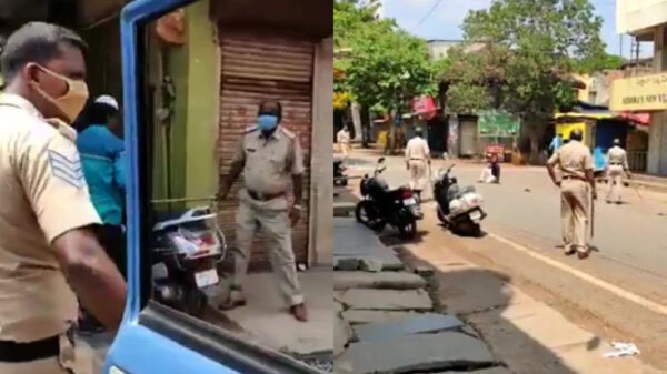 Houd je je niet aan de lockdown? Dan mag je de politiezweepjes-hindernisbaan doorlopen