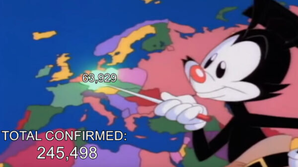 De Animaniacs vertellen precies hoeveel besmettingen er inmiddels wereldwijd zijn