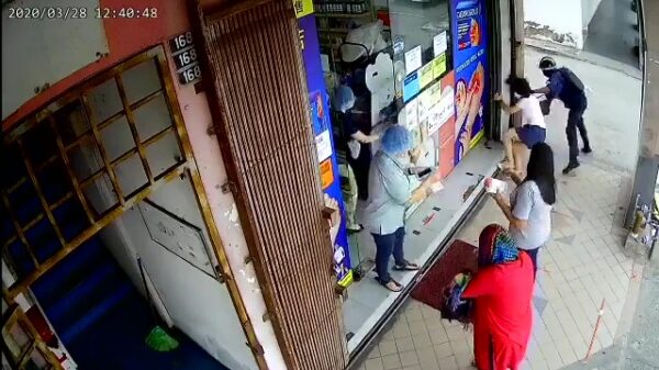 Dankzij social distancing is beroven ook een stuk makkelijker geworden