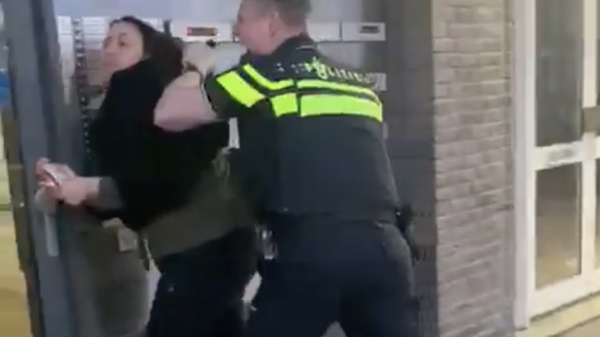 Vrouw gepeppersprayed en in de boeien geslagen nadat ze een agent beledigt