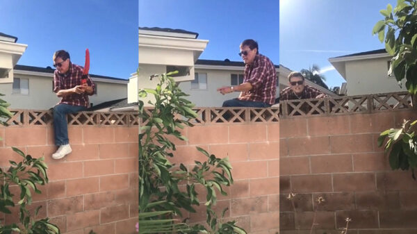 Buurvrouw flipt hem he-le-maal de pan uit en dreigt de boel op te blazen