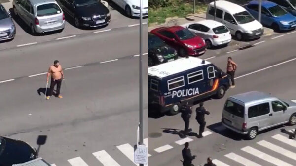 Samurai Pizza Fat neemt het op tegen de plaatselijke politie