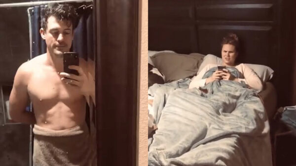 Vriendin is duidelijk niet onder de indruk van zijn 'helikopter'