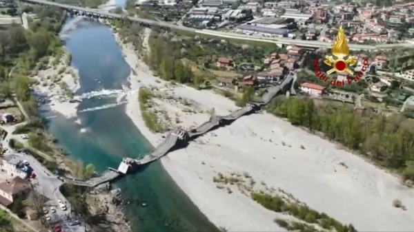 Het gaat lekker in Italië: opnieuw brug ingestort, zeker één persoon raakt gewond