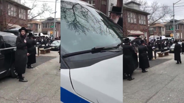 Politie van New York maakt einde aan drukbezochte Joodse begrafenis in Brooklyn