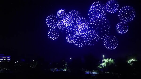 Zijn duizenden drones tegelijk de toekomst van het vuurwerk?