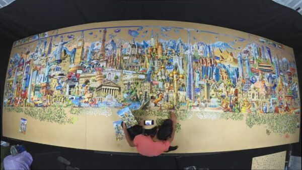 Het leggen van deze puzzel van 42.000 stukjes is alleen voor de echte pro's