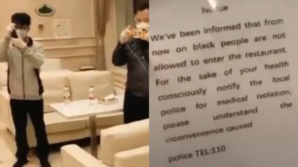 Zwarte mensen worden bij Chinese fastfoodketens en supermarkten niet meer geholpen want corona