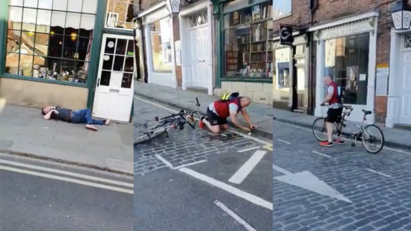 Tip van de dag: laat ook de tandem staan na je iets te gezellige VrijMiBo