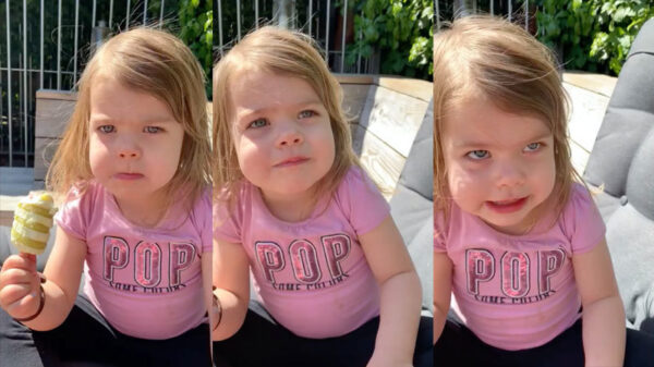 Sammie weet preciés hoeveel afstand ze tegenwoordig moet houden