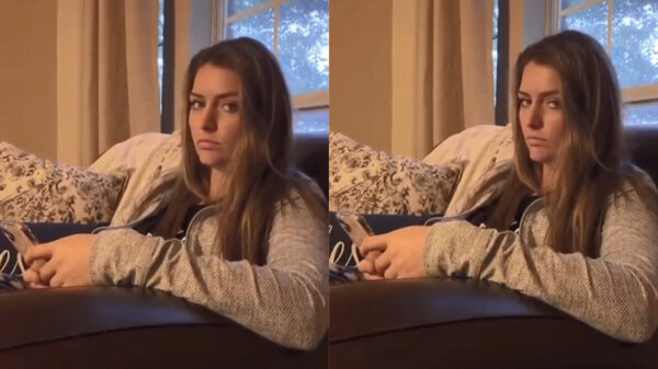 Vriendin doet haar best om pissig te blijven, maar dit gaat niet zoals gepland