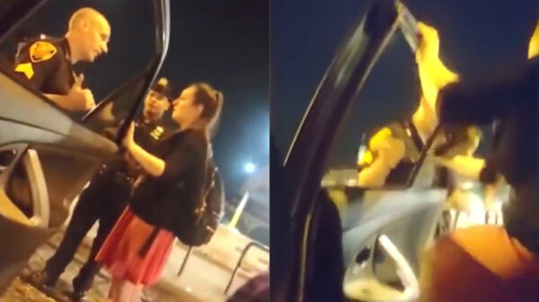 Dronken dramaqueen stelt zich gruwelijk aan nadat ze een bekeuring krijgt