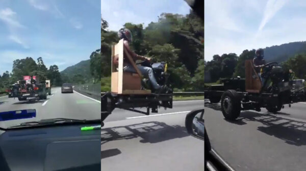 Vrachtwagenchauffeur heeft alleen het broodnodige bij zich