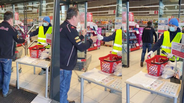 Deze Oostenrijkse winkel kom je niet zonder bescherming en ontsmetting binnen