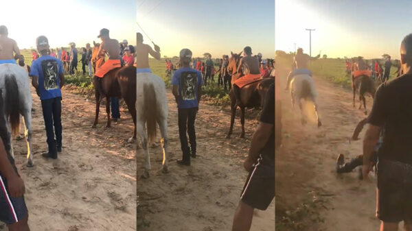 Straatrace in Zuid-Amerika zorgt voor een hersenschudding na 'valse start'