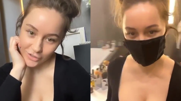 Olga laat zien hoe je gemakkelijk een gezichtsmaskertje maakt