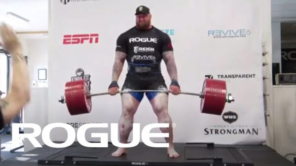 Hafþór "The Mountain" Björnsson verbreekt wereldrecord deadlift en tilt 501 kg
