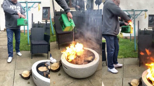 Eigenlijk heeft opa gewoon te weinig geduld om te bbq'en