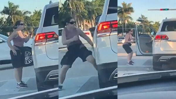 Karen flipt hem HE-LE-MAAL de pan uit als automobilist op het zebrapad staat