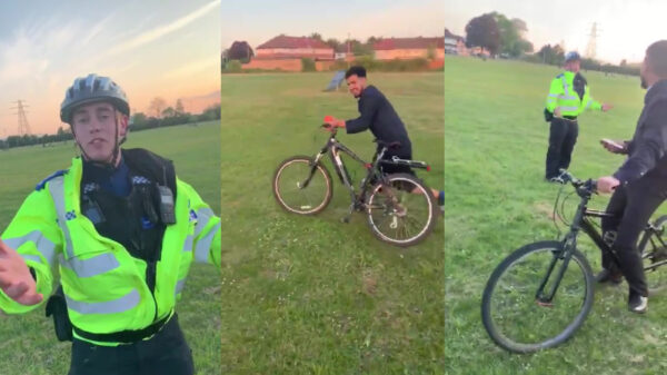 Britse pestventjes jatten de fiets van oom agent