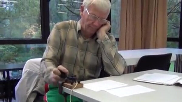 Opa is een heuse morsecode-professional