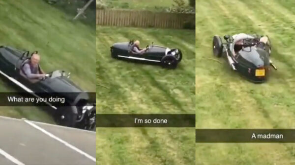 Opa is klaar met de quarantaine en gaat een lekker stukje cruisen