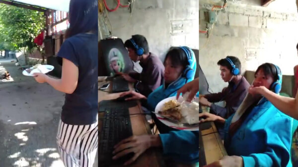 Moeder moet zoon voeren omdat hij niet kan stoppen met gamen