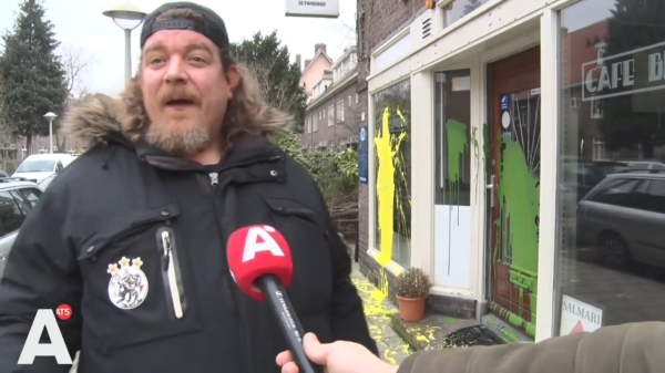 ADO-fans bekladden Amsterdam met anti-Joodse leuzen en hakenkruizen
