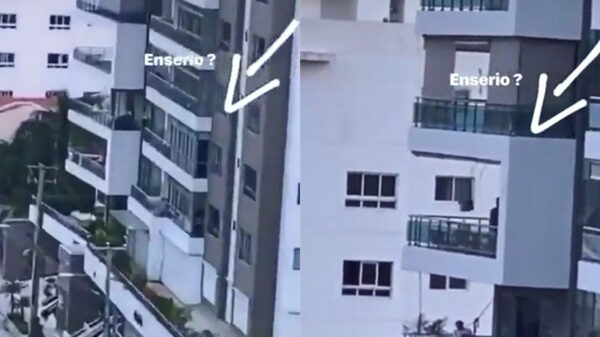 Spaanse vader van het jaar fabriceert schommel op hun balkon