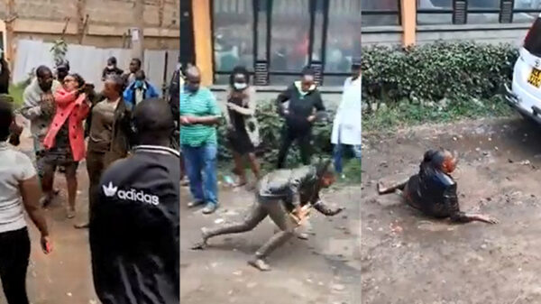 Bezopen tante zoekt onbedoeld een geschikte plas uit om in te badderen