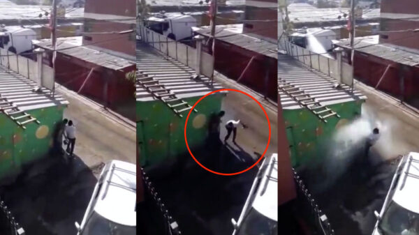 De Braziliaanse politie met Super Soakers moet je dus niet 'moonen'