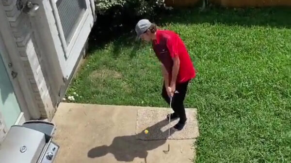 Golfer maakt dankzij aangelegd parcours zijn shot van de eeuw