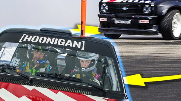 Ken Block leert zijn 13-jarige dochter vette donuts draaien