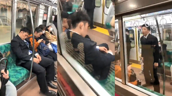 In een metro in slaap vallen met zulke vrienden is nooit verstandig